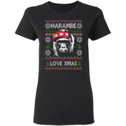 redirect 1381 247x247px Harambe Love Xmas Christmas Shirt