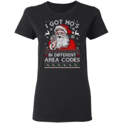 redirect 1460 247x247px Santa I Got Ho’s In Different Area Codes Christmas Shirt