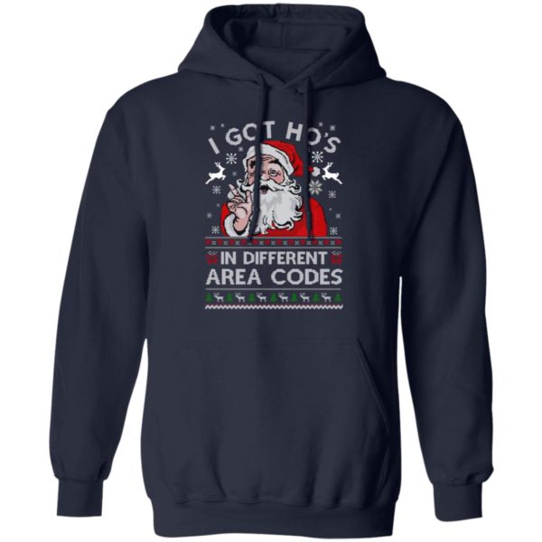 redirect 1464 1 600x600px Santa I Got Ho’s In Different Area Codes Christmas Shirt