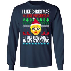 redirect 1532 247x247px I Like Christmas I Like Presents I Like Diamonds Cardi B Christmas Shirt