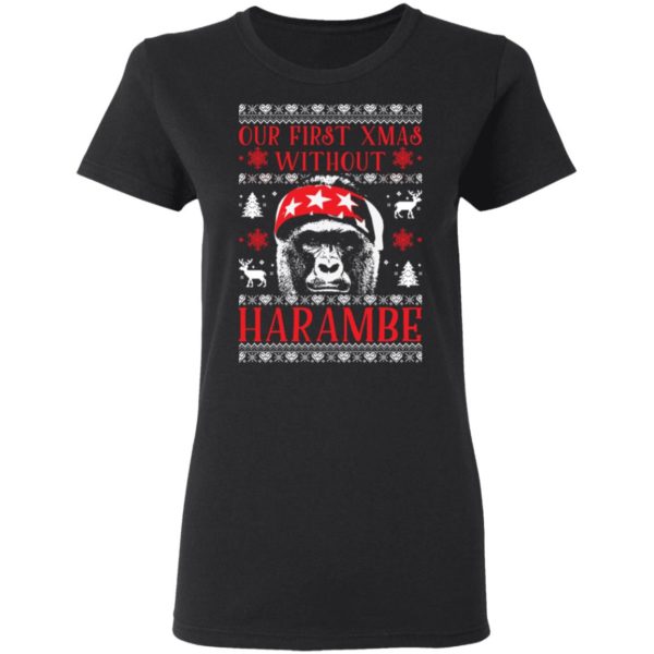 redirect 1880 600x600px Our First Xmas Without Harambe Christmas Shirt