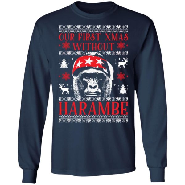 redirect 1882 600x600px Our First Xmas Without Harambe Christmas Shirt