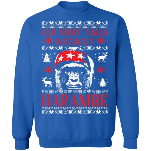 redirect 1887 600x600px Our First Xmas Without Harambe Christmas Shirt