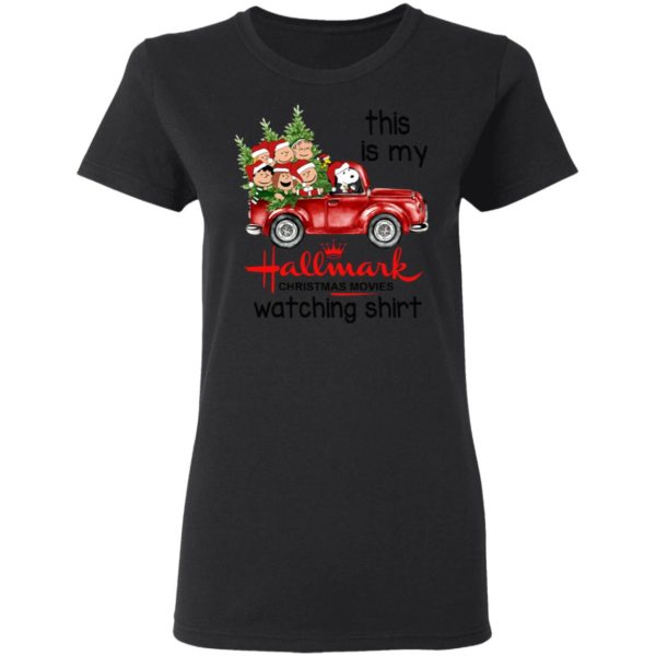 redirect 388 2 600x600px Snoopy This Is My Hallmark Christmas Movies Watching Shirt
