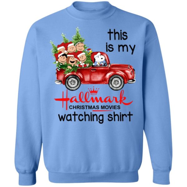 redirect 393 2 600x600px Snoopy This Is My Hallmark Christmas Movies Watching Shirt