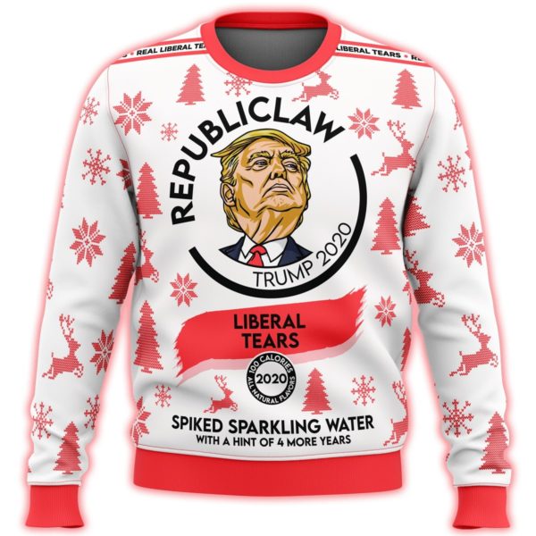 republiclaw liberal tears all over print ugly christmas sweater 2 600x600px Republiclaw Trump 2020 Liberal Tears Nutrition Facts 3D Printed Christmas Sweatshirt