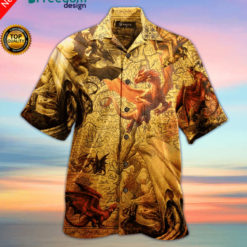 Fantasy World Dragon Hawaiian Shirt | Unisex