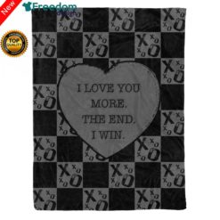 I love you more Fleece Blanket