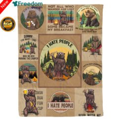 Pendleton camp blanket Bear Fleece Blanket