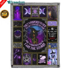 I Am The Storm Witch Fleece Blanket