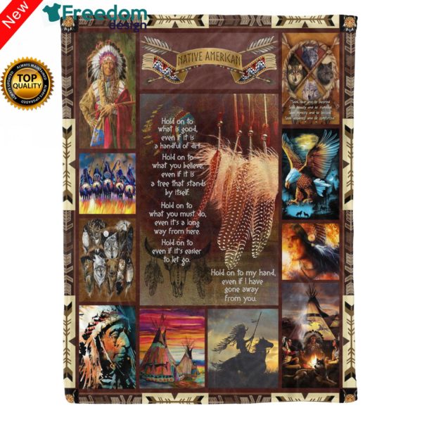 Native American Culture fleece blanket