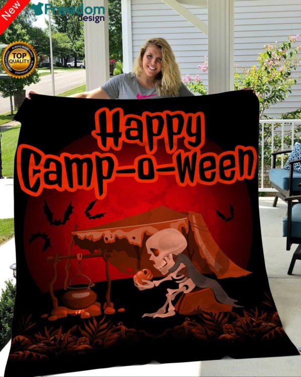 Camp-o-ween Fleece Blanket