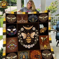 Love bee sweet to my heart fleece blanket