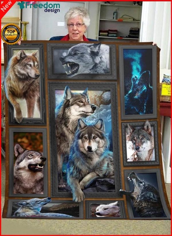 D Wolf Blanket