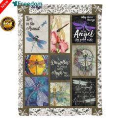 Dragonfly Fleece Blanket