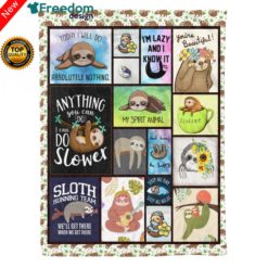 Sloth Fleece Blanket