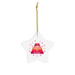 68983 27 247x247px All I Want For Chritstmas Is Books Ornament