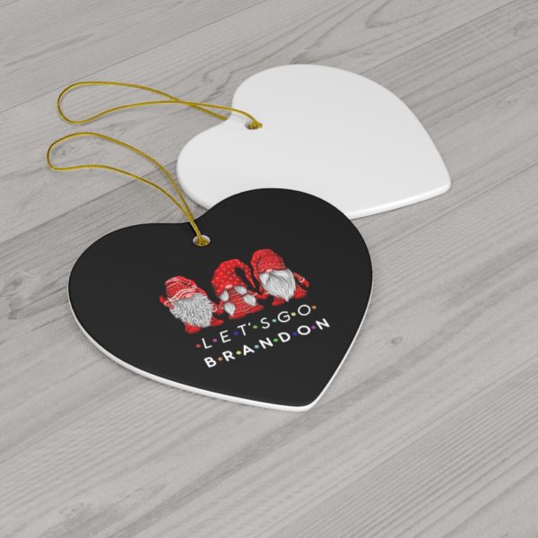 74403 1 600x600px Gnomes Family Let's Go Brandon Ceramic Ornaments