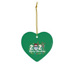 74403 6 247x247px Family 2021 Merry Christmas Ceramic Ornaments
