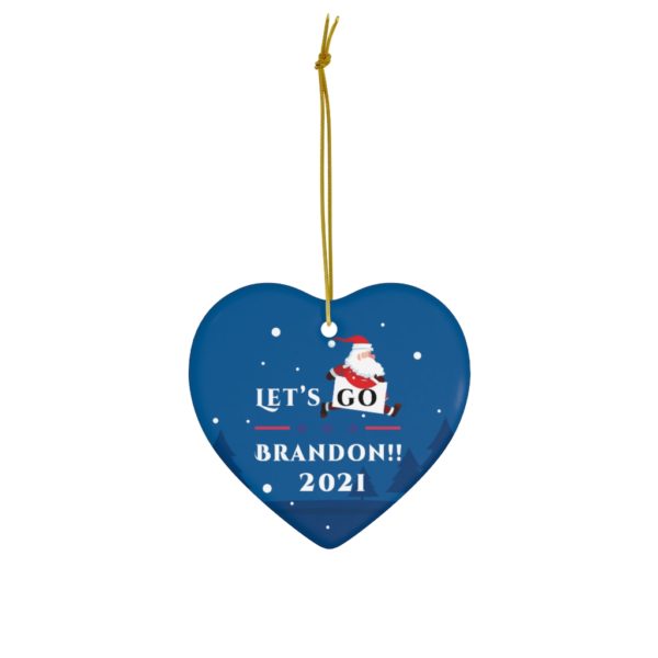 74403 9 600x600px Let's Go Brandon 2021 Christmas Ceramic Ornaments