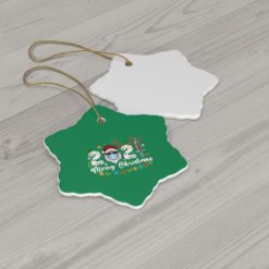 74404 10 247x247px Family 2021 Merry Christmas Ceramic Ornaments