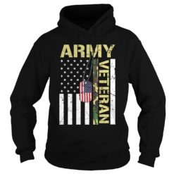 American Flag Camo Proud Us Army Veteran Hoodies