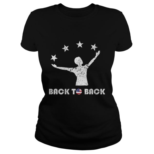 Back To Back World Champions 2019 4 Stars Shirt Ladies