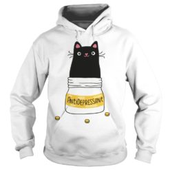 Black Cat Antidepressant Hoodie