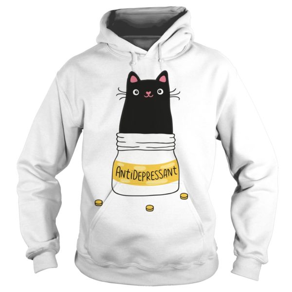 Black Cat Antidepressant Hoodie