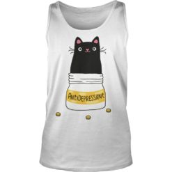 Black Cat Antidepressant Tank Top