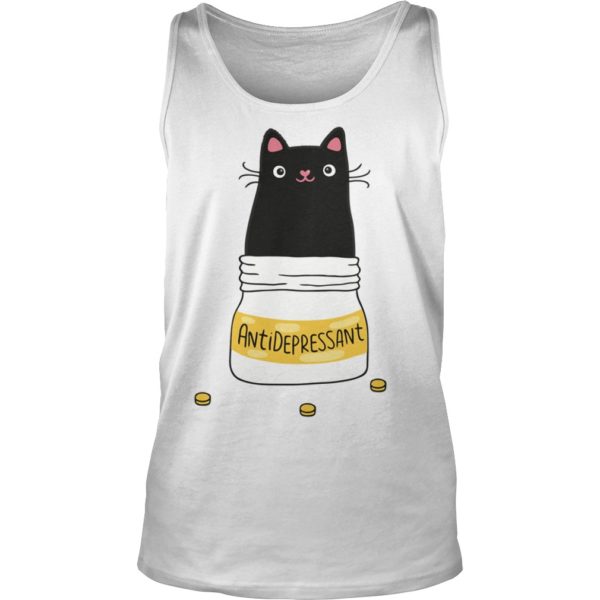 Black Cat Antidepressant Tank Top