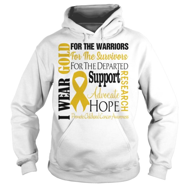 Childhood Cancer Awareness Gold for a Child Fight Shirt Hoodies