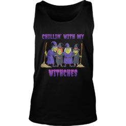 Chillin With My Witches Halloween Shirt Tank Top