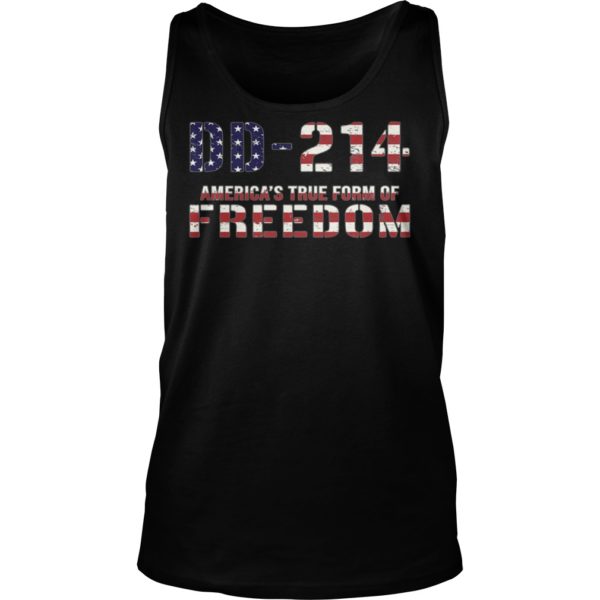 DD 214 America's True Form Of Freedom Tank Top