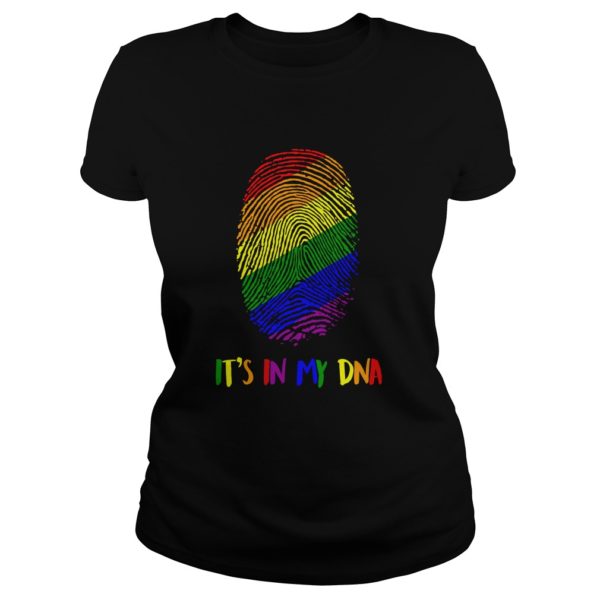 DNA Fingerprint LGBT Rainbow Ladies