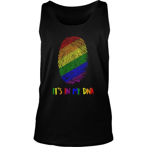 DNA Fingerprint LGBT Rainbow Tank Top