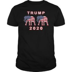 Donald Trump 2020 American President Flag 2020 T - Shirt