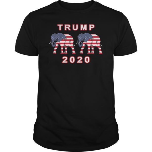Donald Trump 2020 American President Flag 2020 T - Shirt