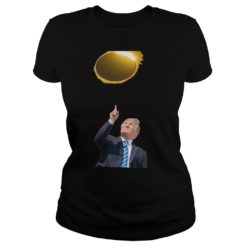 Donald Trump Stares at Solar Eclipse' Funny Presidential Shirt Ladies