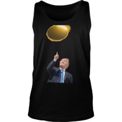 Donald Trump Stares at Solar Eclipse' Funny Presidential Shirt Tank Top