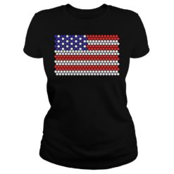 Dot Day American Flag Shirt Ladies