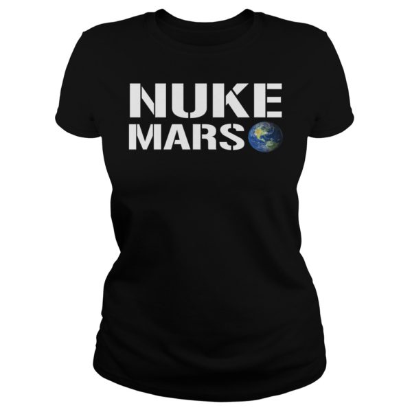 Elon Musk Mars Nuke Shirt Ladies