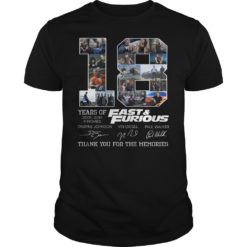 Fast & Furious Thank You For The Memories Shirt