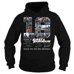 Fast & Furious Thank You For The Memories Shirt Hoodies
