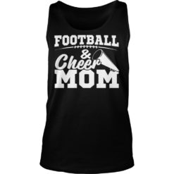 Football and Cheer Mom High School Sports Cheerleading Shirt image Football and Cheer Mom High School Sports Cheerleading Shirt Tank Top