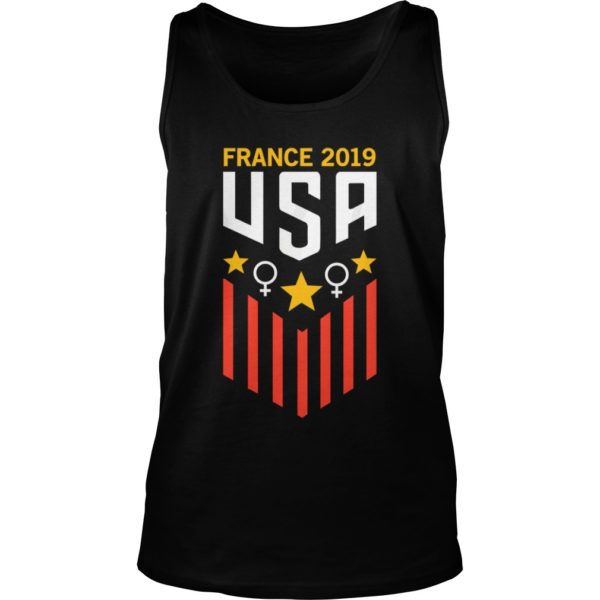 France 2019 USA Soccer Womens Team Tank Top