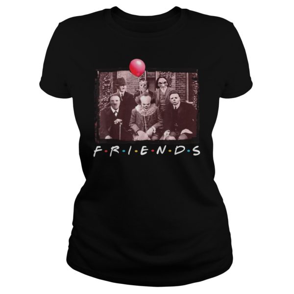 Friends Horror Movie Creepy Halloween Shirt Ladies