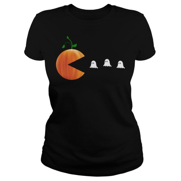 Funny Halloween Pumpkin Ghosts Shirt Ladies