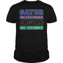 Gator On Saturday Jaguar On Sunday Jacksonville Football Shirt