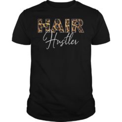 Hairstylist Hairdresser Hair Hustler Leopard Shirt